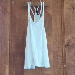Simple white tank top Full Tilt